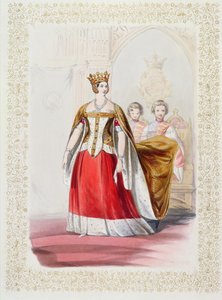 Portrait de la reine Victoria - English School